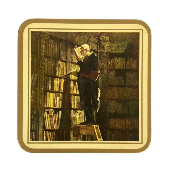 Pimpernel Coasters Carl Spitzweg Fine Art Cork Back Set Of 6 Made In England - Picture 7 of 11